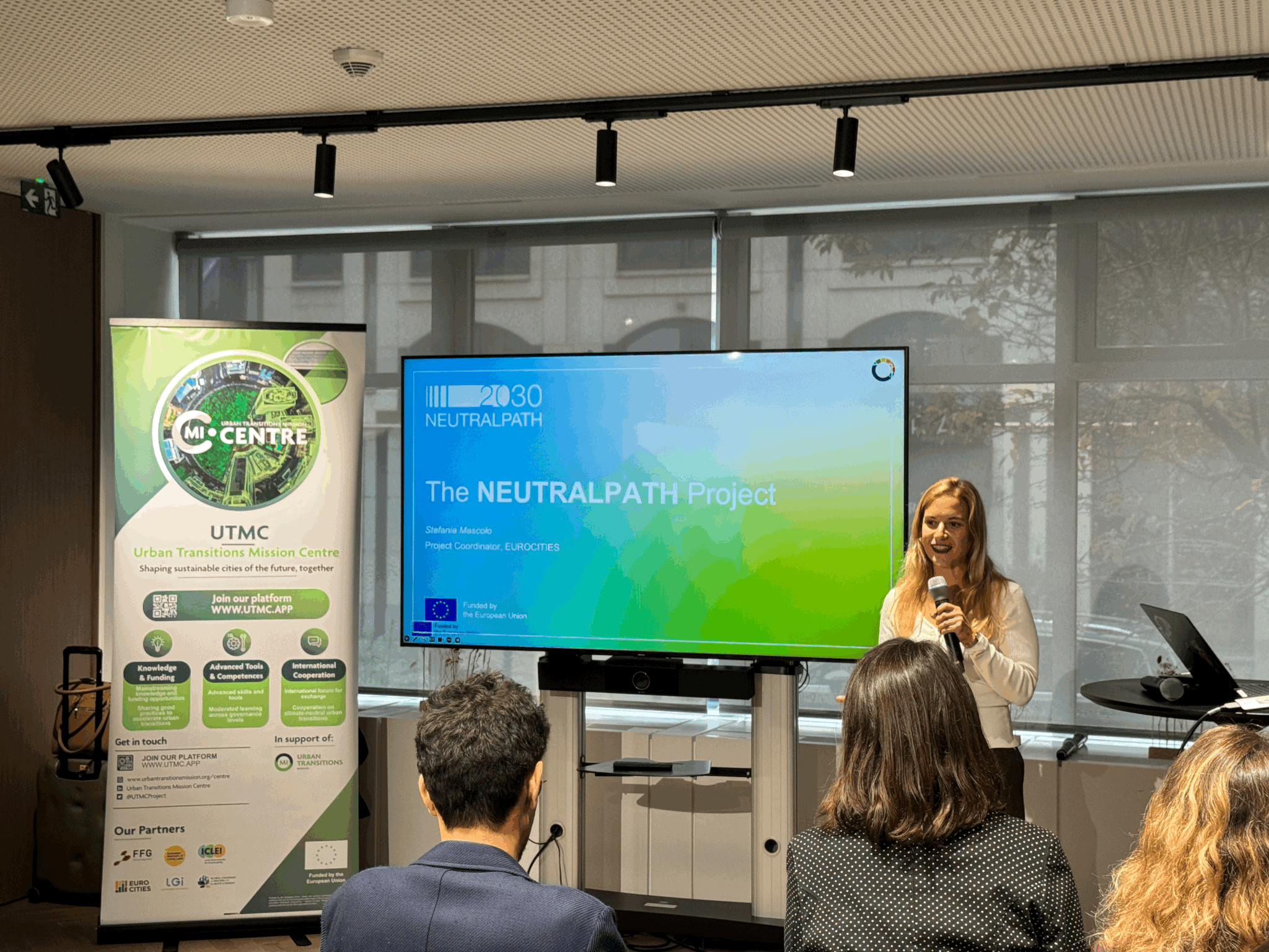 eurocities presenting UMTC in event brussels